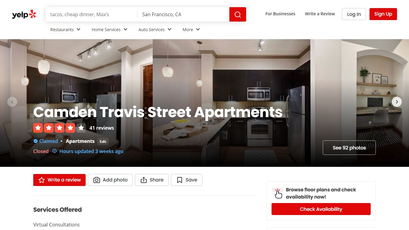 CAMDEN TRAVIS STREET APARTMENTS - 92 Photos & 41 Reviews - Apartments ...